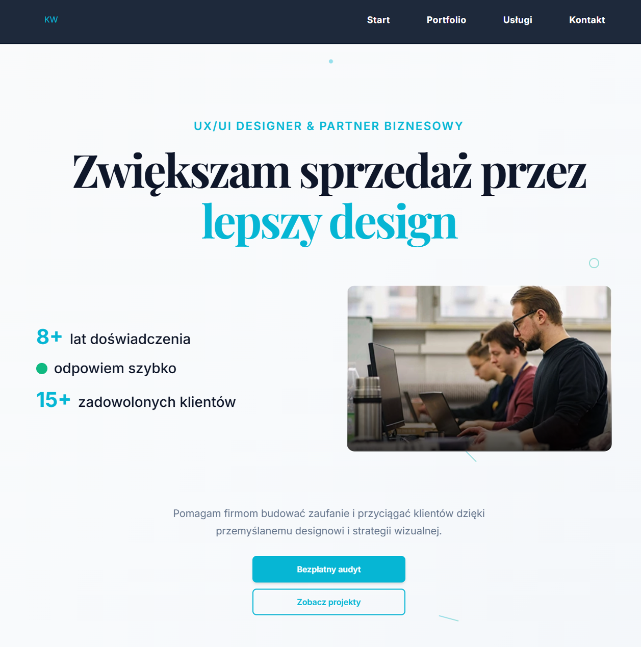 KW Design — logo i identyfikacja wizualna marki projektanta