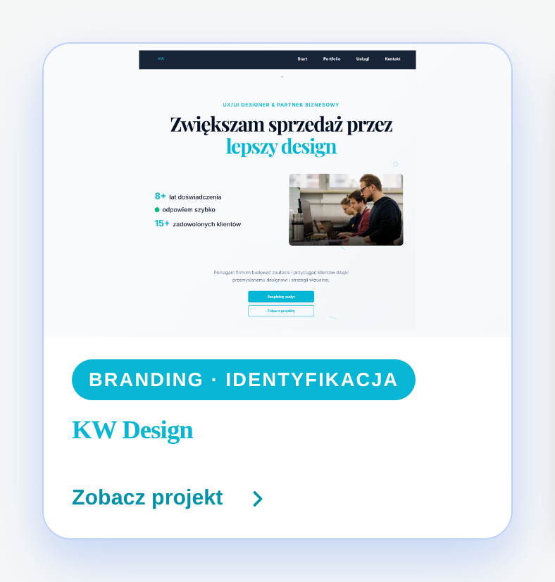 Stan hover karty w Design archive