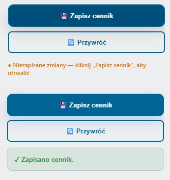 Tworzenie nowego wariantu produktu w aplikacji